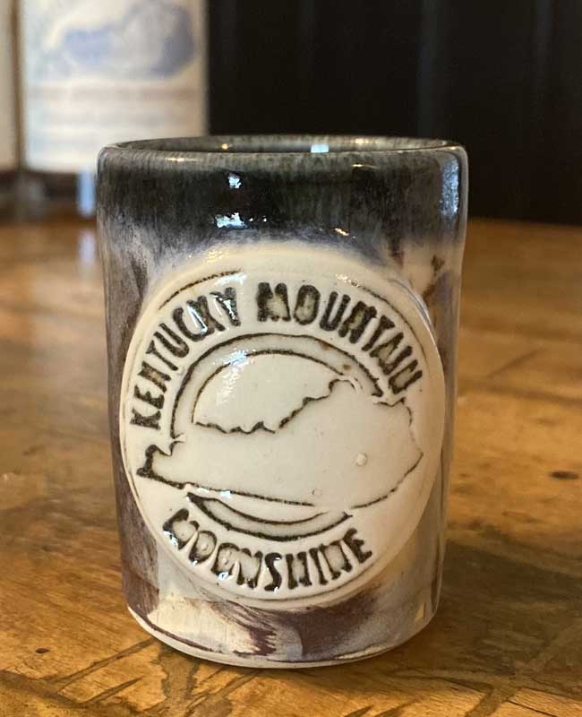 Kentucky Mountain Moonshine shot glasses